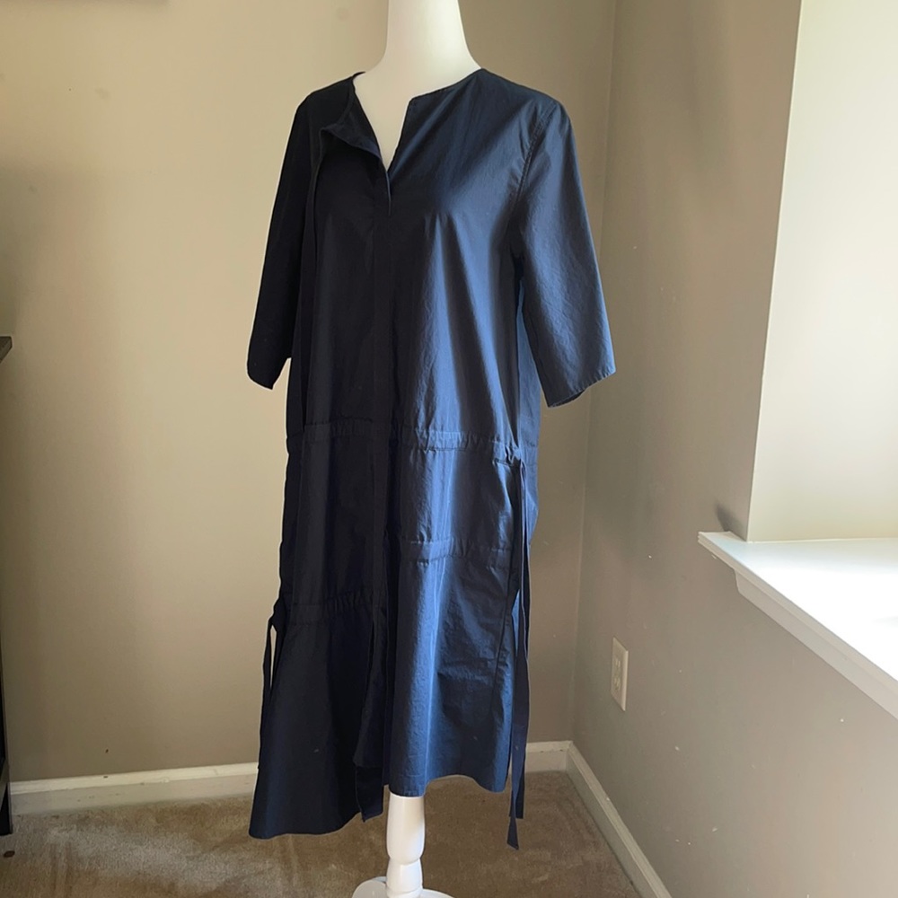 Cos - Asymmetrical Navy dress.